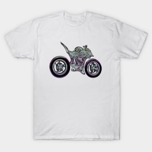 Chrome  Hyper Naked Motorcycle T-Shirt